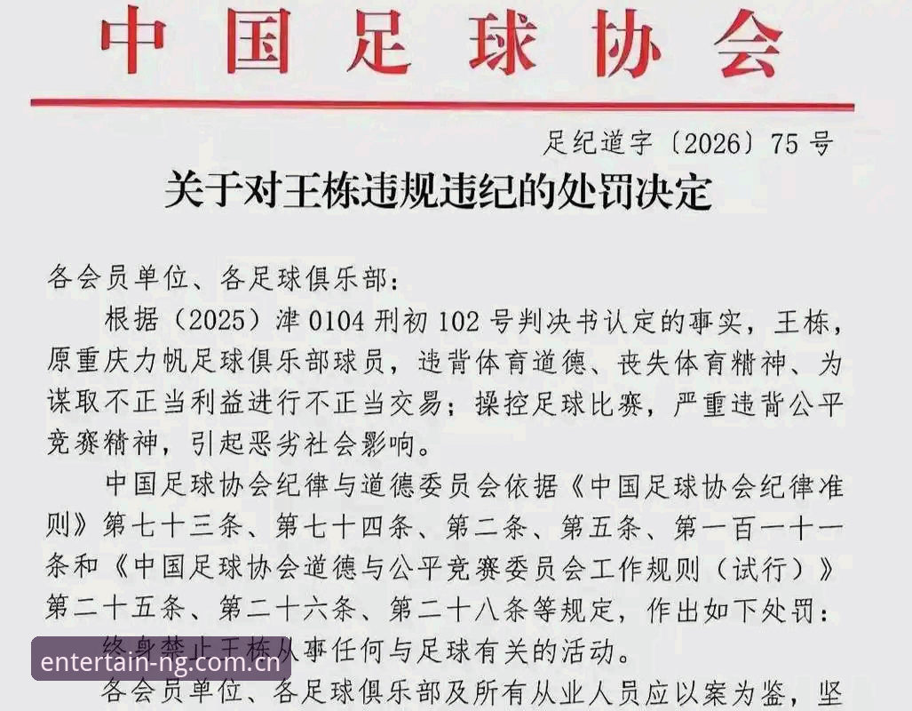 中国足协第三批禁足名单全面解读——行业整顿与ng体育平台视角下的思考